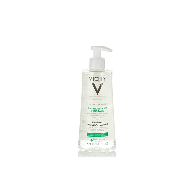 Vichy Micellar Water Ντεμακιγιάζ Purete Thermale Mineral για Λιπαρές ...
